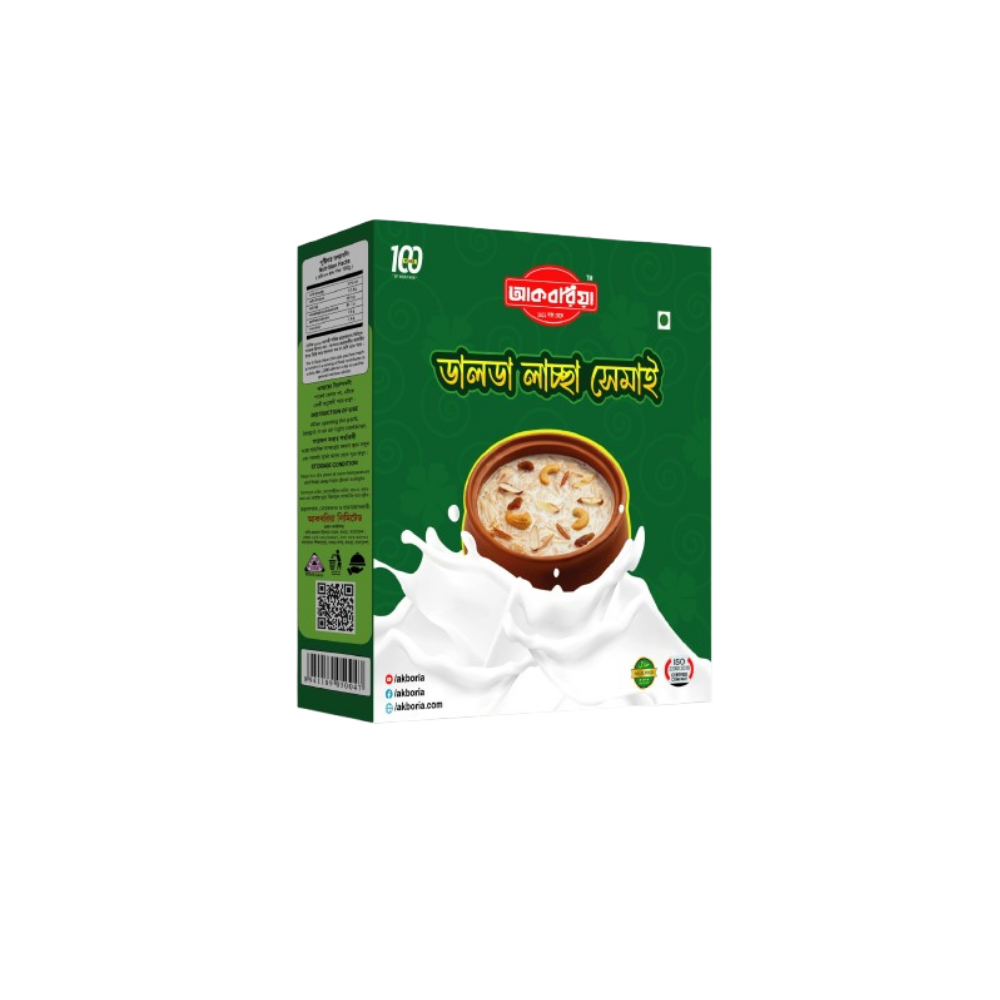 Akboria Dalda Laccha Shemai 360 gm Box - আকবরিয়া ডালডা লাচ্ছা সেমাই ৩৬০ গ্রাম বক্স