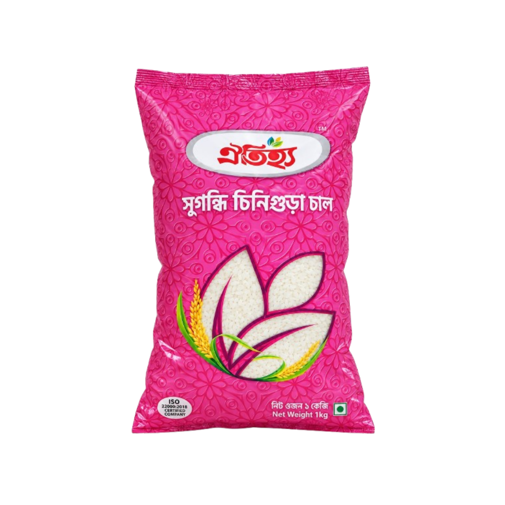Oitijjo Aromatic Chinigura Rice 1 KG - ঐতিহ্য সুগন্ধি চিনিগুড়া চাল ১ কেজি