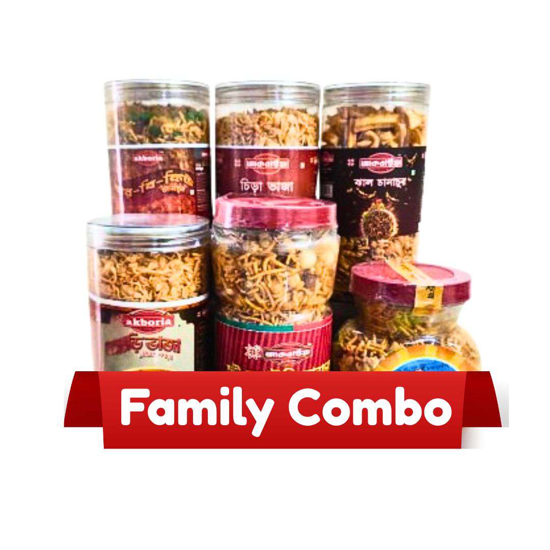 Family Adda Snacks Combo  6 Delicious Traditional Snack Pack | Perfect for Family Gathering & Friends Party (Copy)