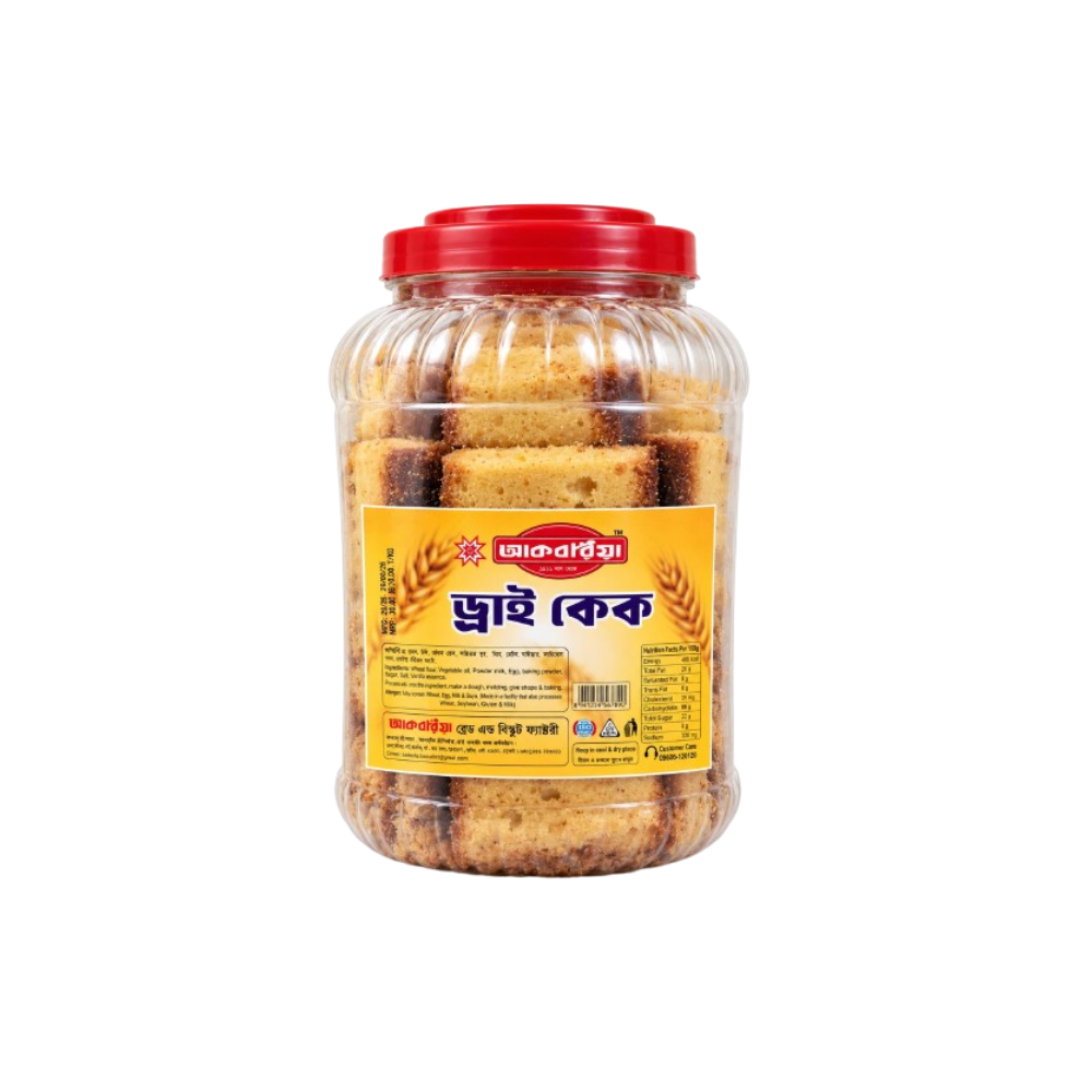 Dry Cake Boyem 1 KG (ড্রাই কেক বয়াম ১ কেজি)